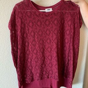 Martin shirt sleeved lace shirt